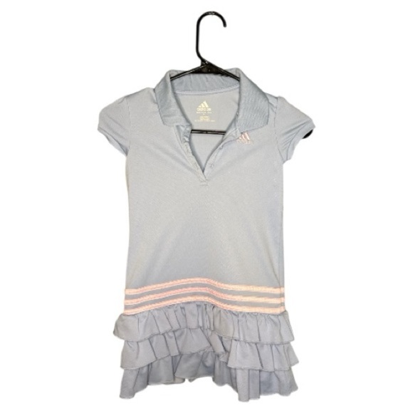 adidas Other - Adidas Sky Blue Polo Dress with Soft Pink Accents
